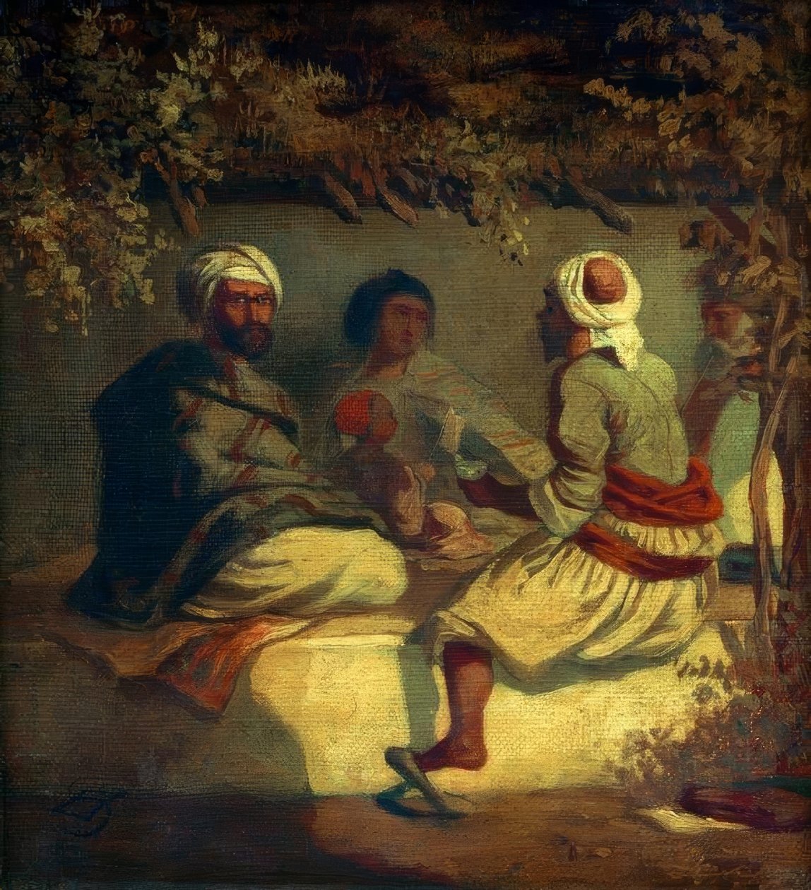 Tyrkere i en lysthus af Carl Spitzweg