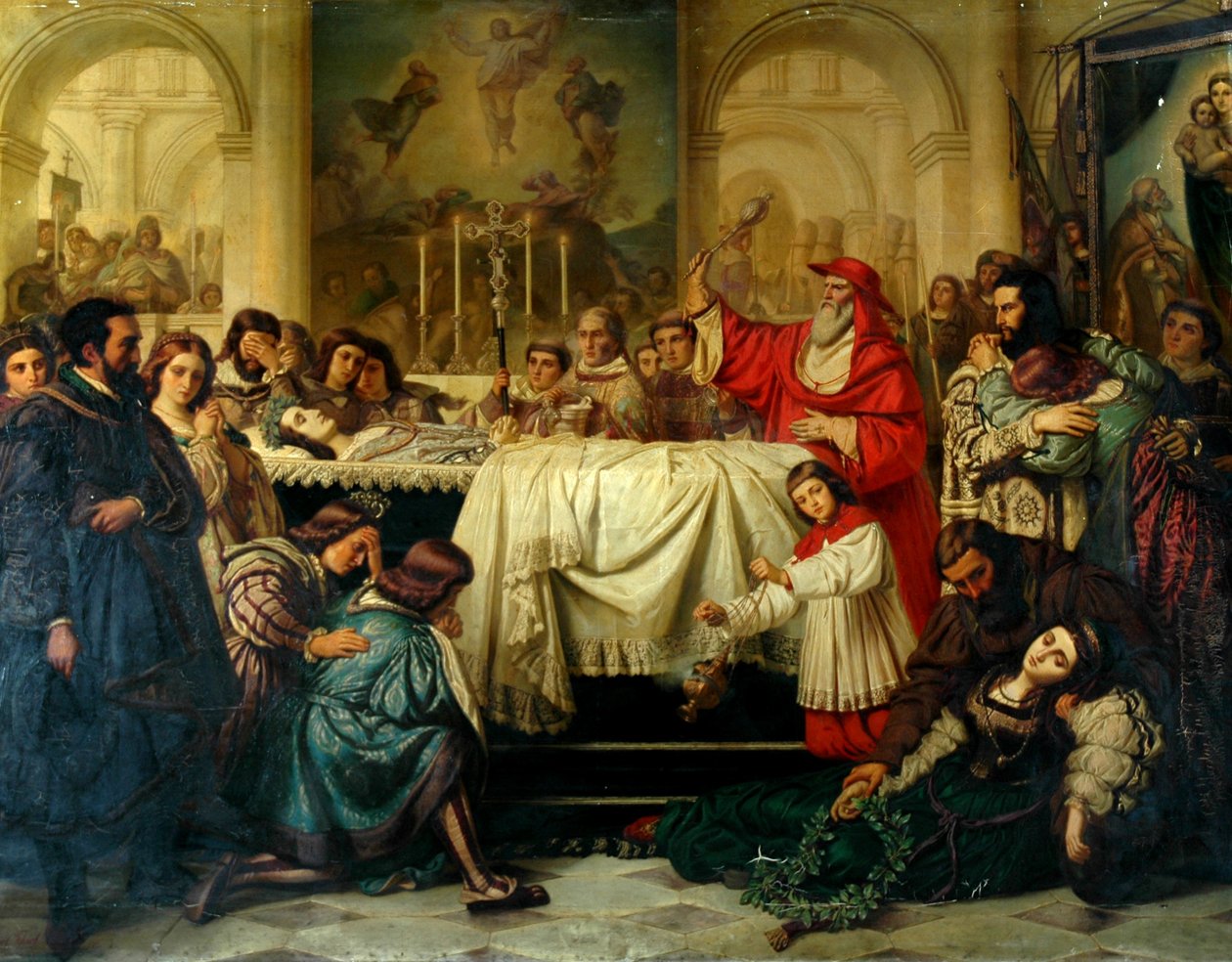 Rafaels død af Carl Robert Arthur Thiele
