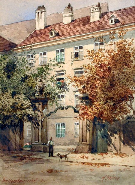 Heiligenkreuzerhof af Carl Wenzel Zajicek