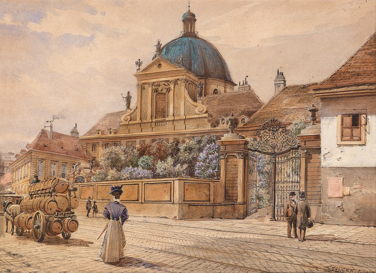 Wien, Salesian Church på Rennweg af Carl Wenzel Zajicek