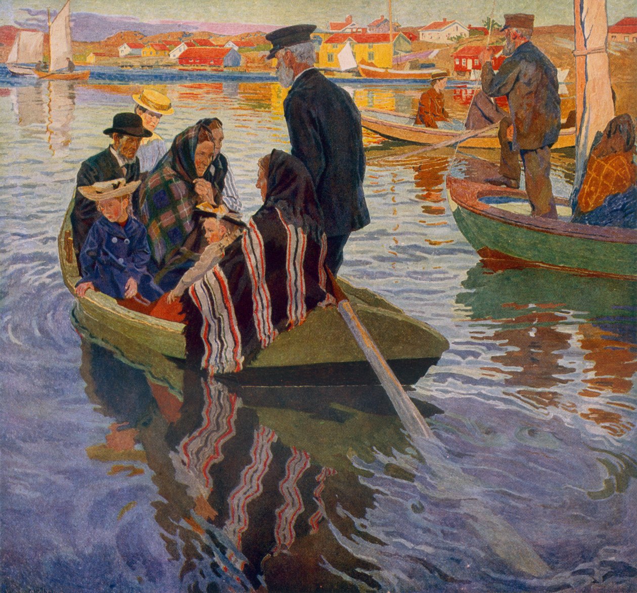 Kirkefolk af Carl Wilhelm Wilhelmson