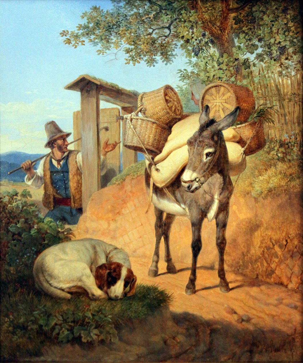 Æsel, hund og chauffør af Carl Wilhelm von Heideck