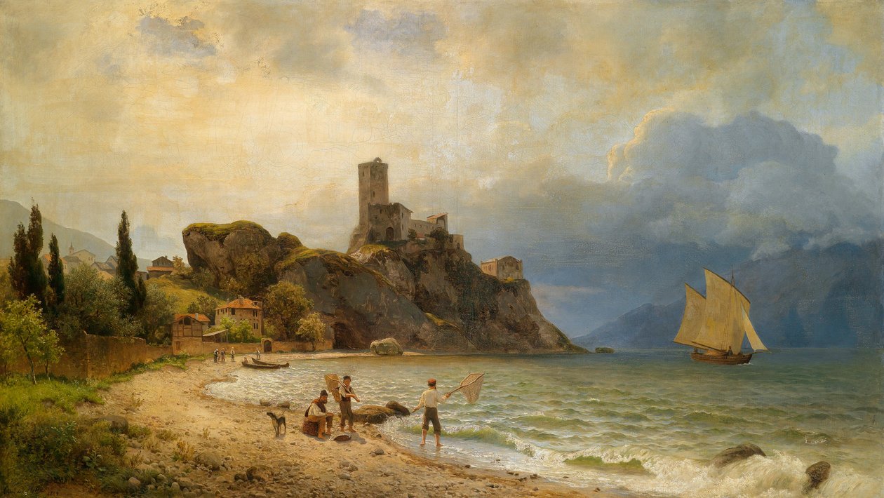 I bugten Malcesine af Carl von der Hellen