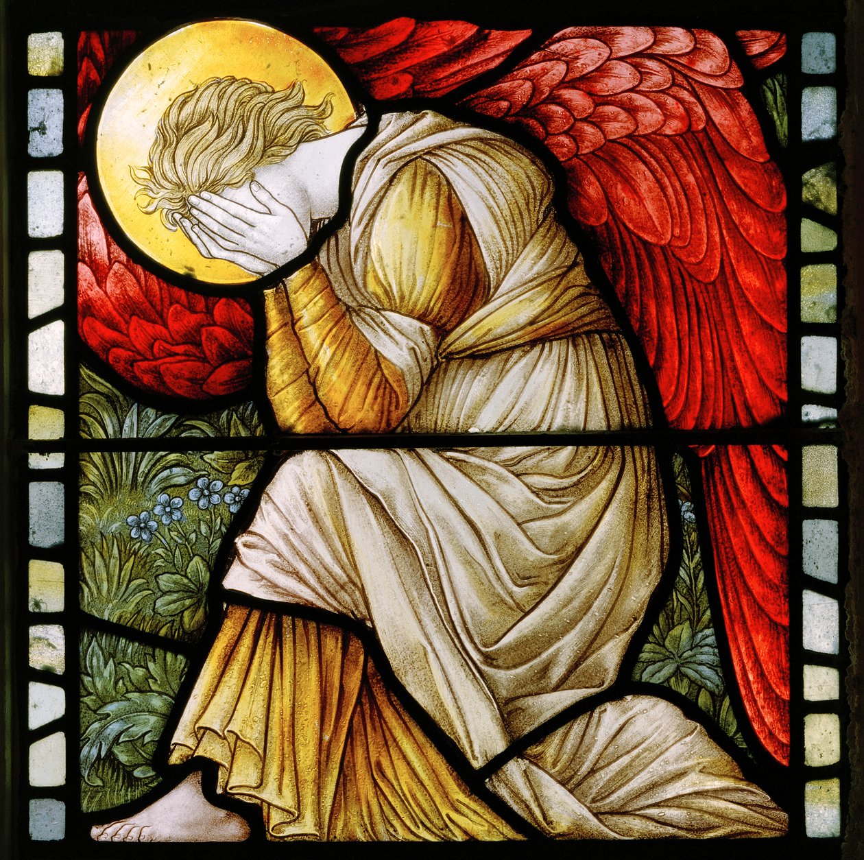 Betws Bledrws, St Bledrws, Shrigley & Hunt (1873-1982), Carl Almquist, Weeping Angel, 1886 af Carl Almquist