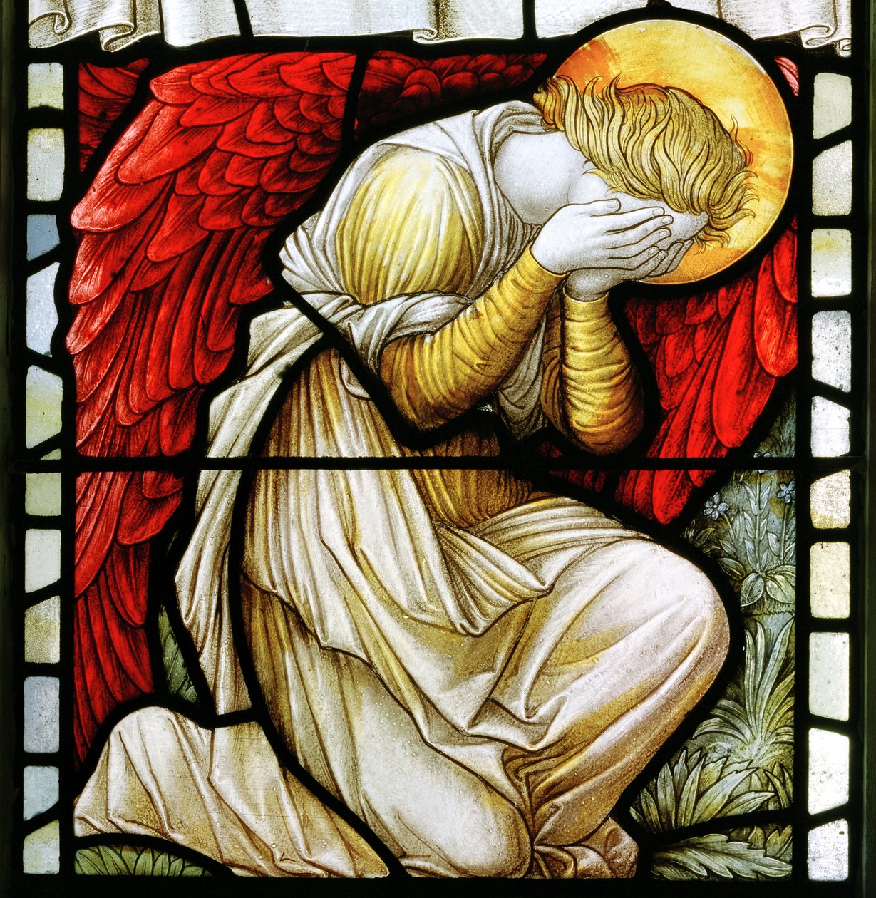 Betws Bledrws, St Bledrws, Shrigley & Hunt (1873-1982), Carl Almquist, Weeping Angel, 1886 af Carl Almquist