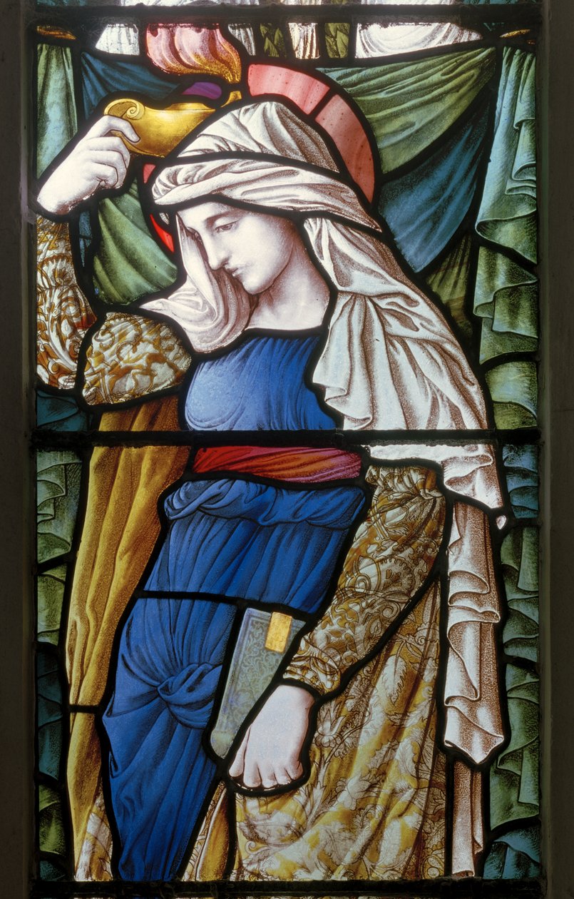 Faith, East Window 1885 (farvet glas) af Carl Almquist