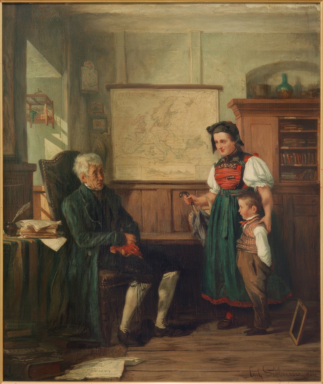 Første lektion af Carl Bernhard Schlösser