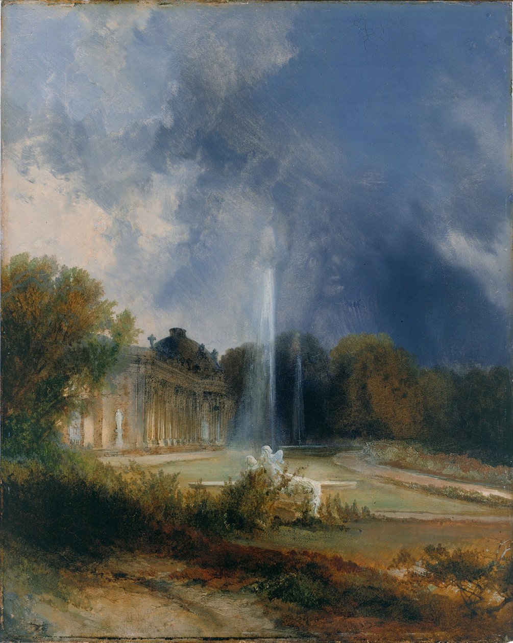 Sanssouci Slot af Carl Blechen