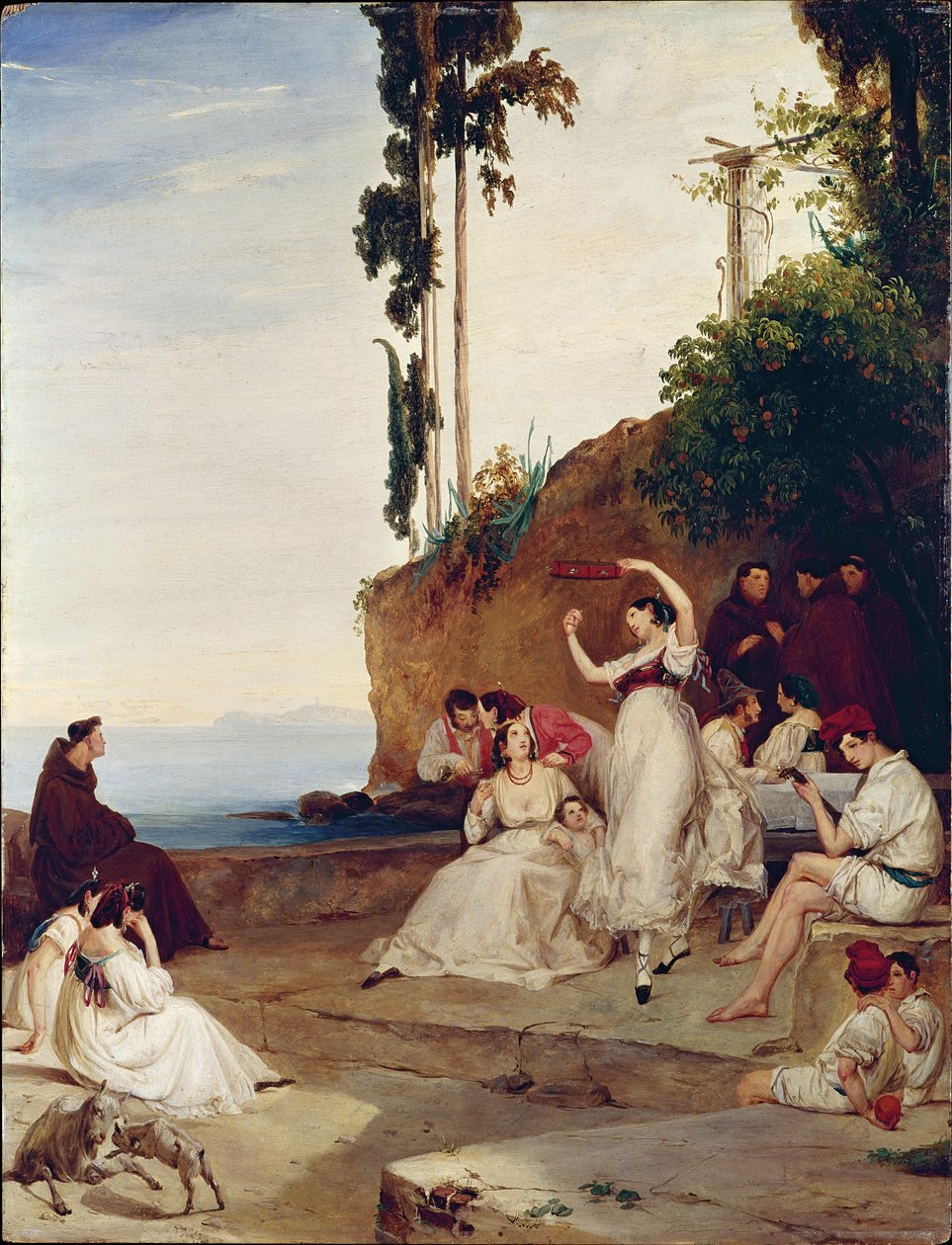 Tarantella af Carl Blechen