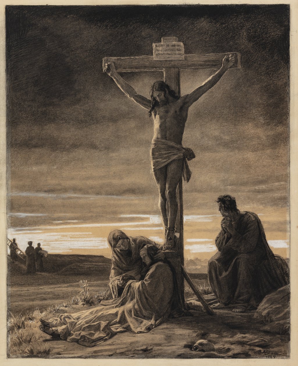 Kristus på korset af Carl Bloch