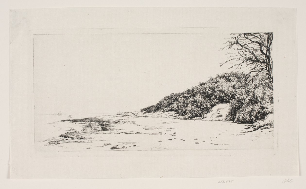 Skrænten ved Havet af Carl Bloch
