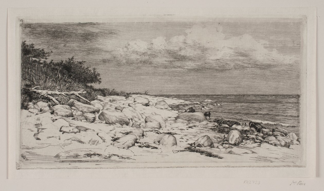 Stenet Strandbred af Carl Bloch