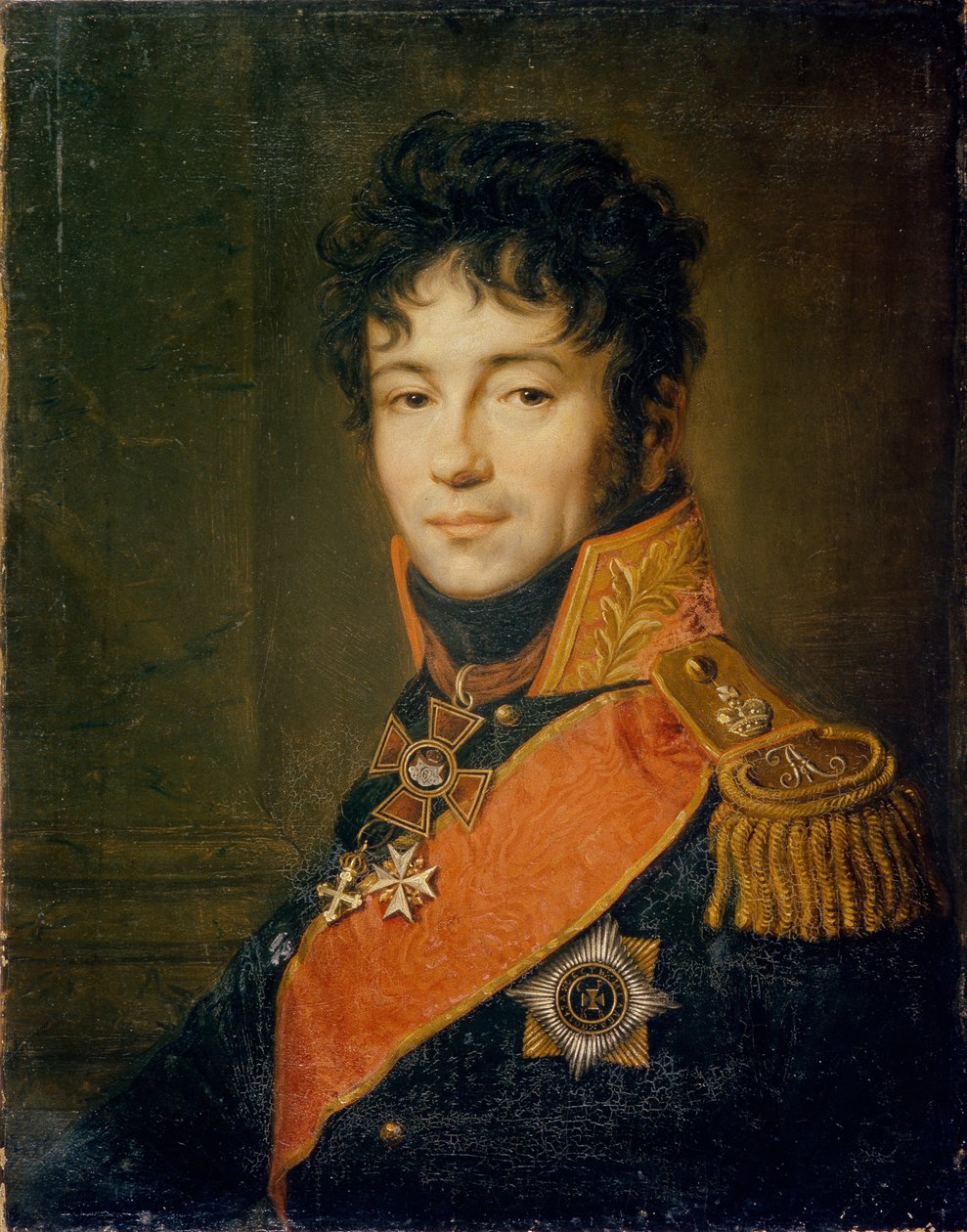 Portræt af grev Evgraf Fedotovich Komarovsky 1769-1843 af Carl Christian Vogel von Vogelstein