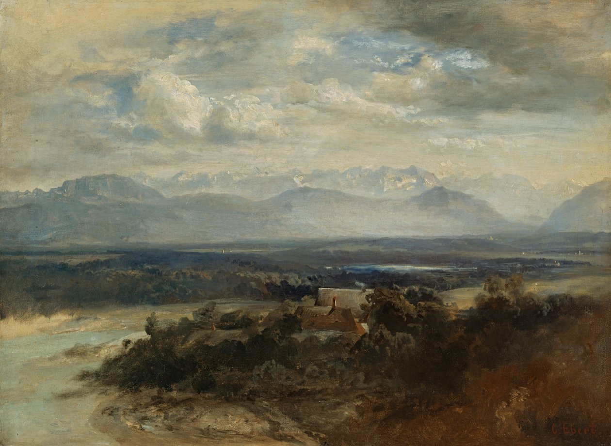 Isar landskab af Carl Ebert