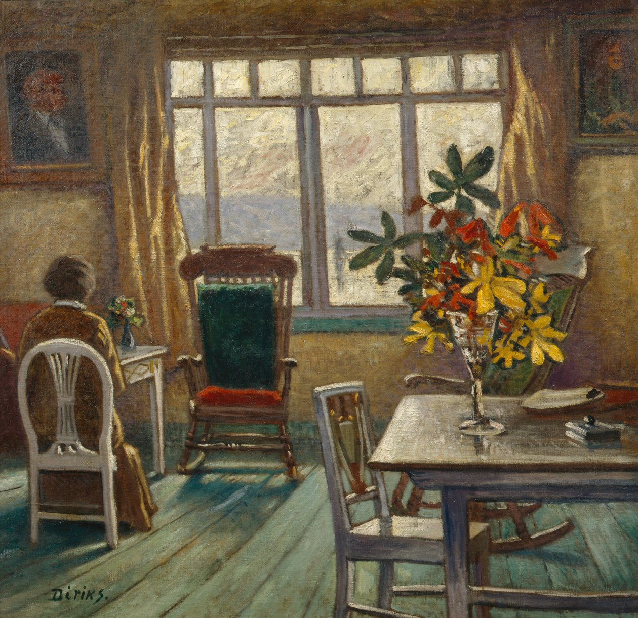 Kunstnerens atelier af Carl Edvard Diriks