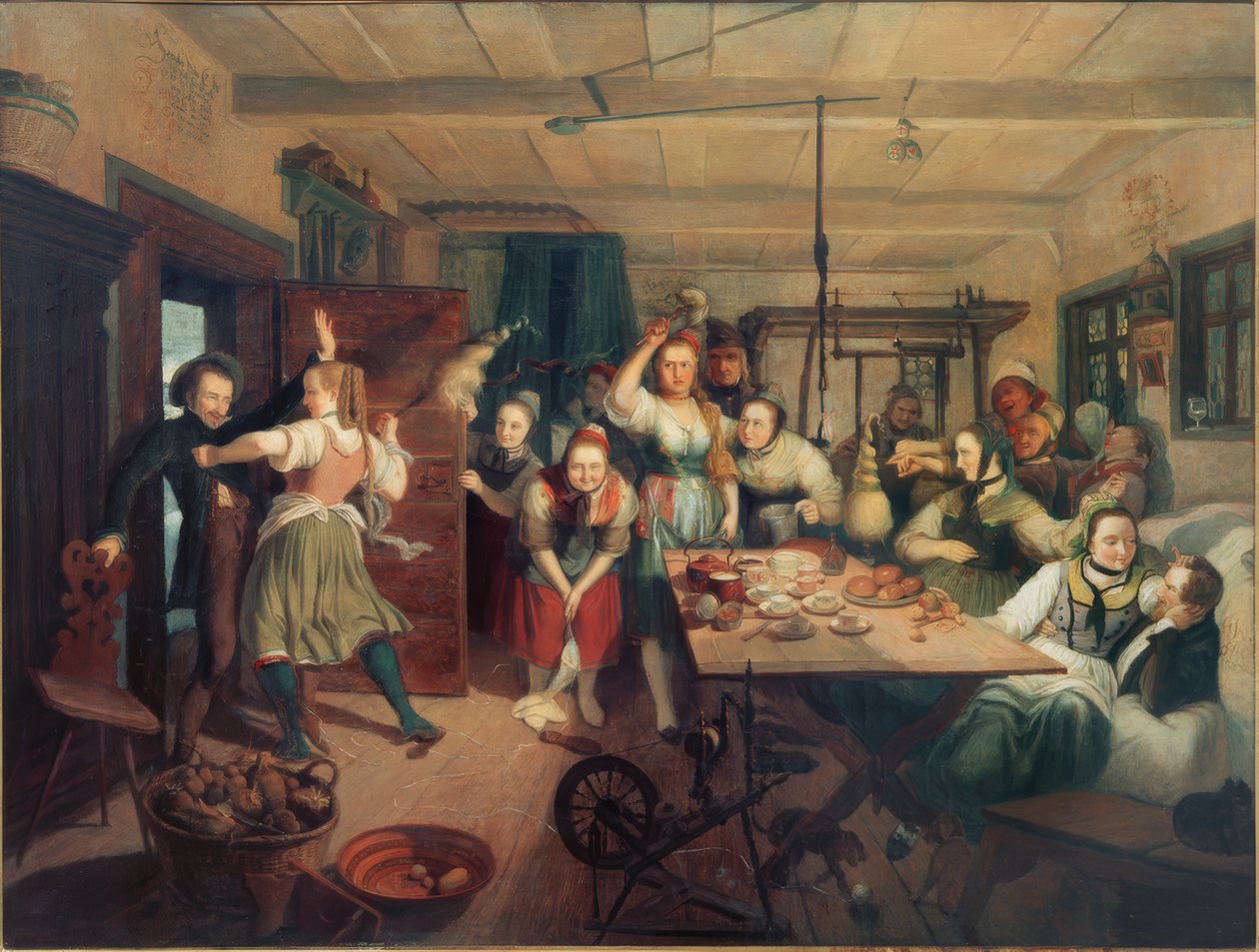 Spinning rum i Londorf af Carl Engel von Rabenau