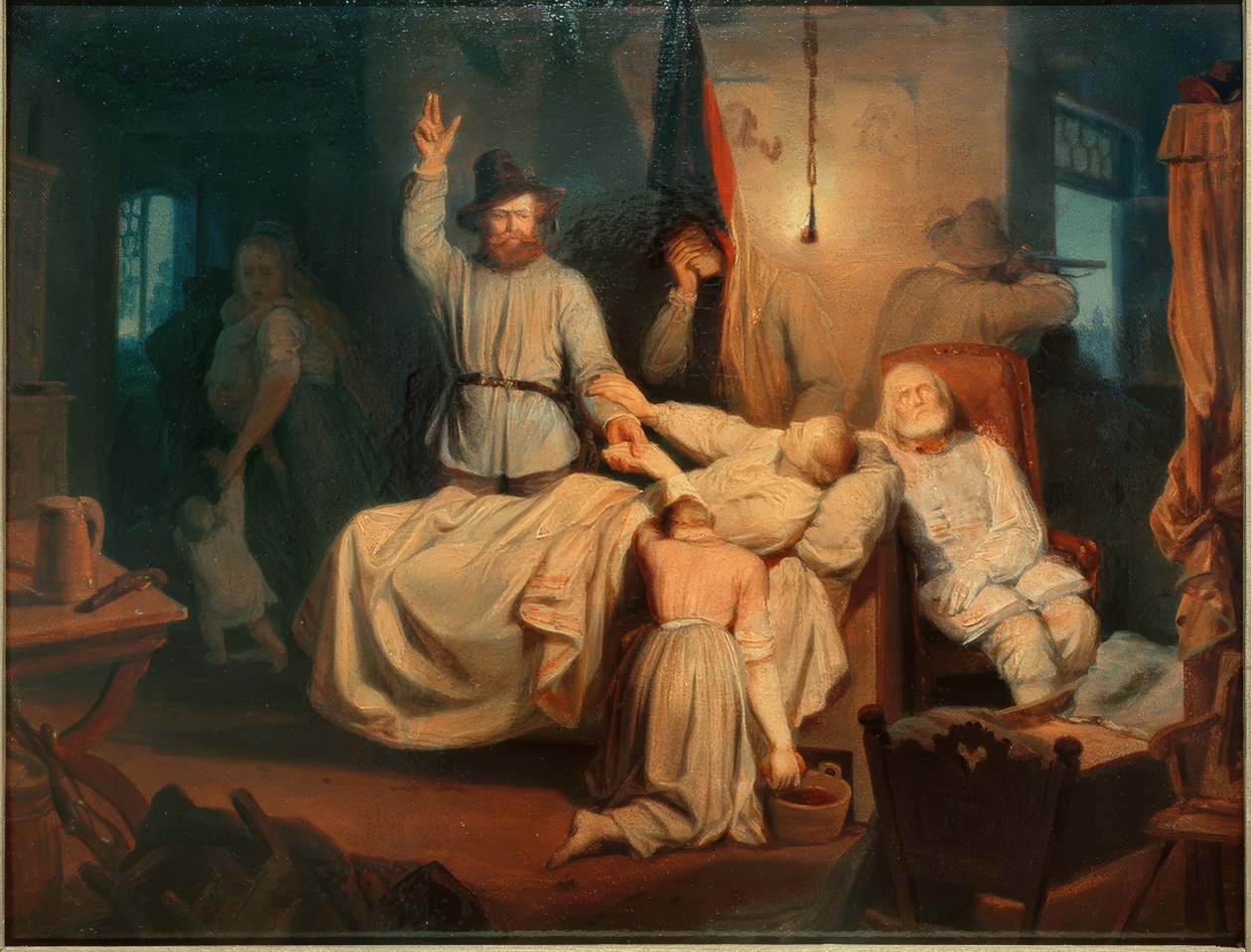 En frihedskæmper døde i 1848 af Carl Engel von Rabenau