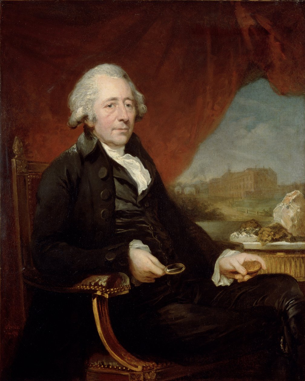 Portræt af Matthew Boulton, 1772 af Carl Frederick von Breda