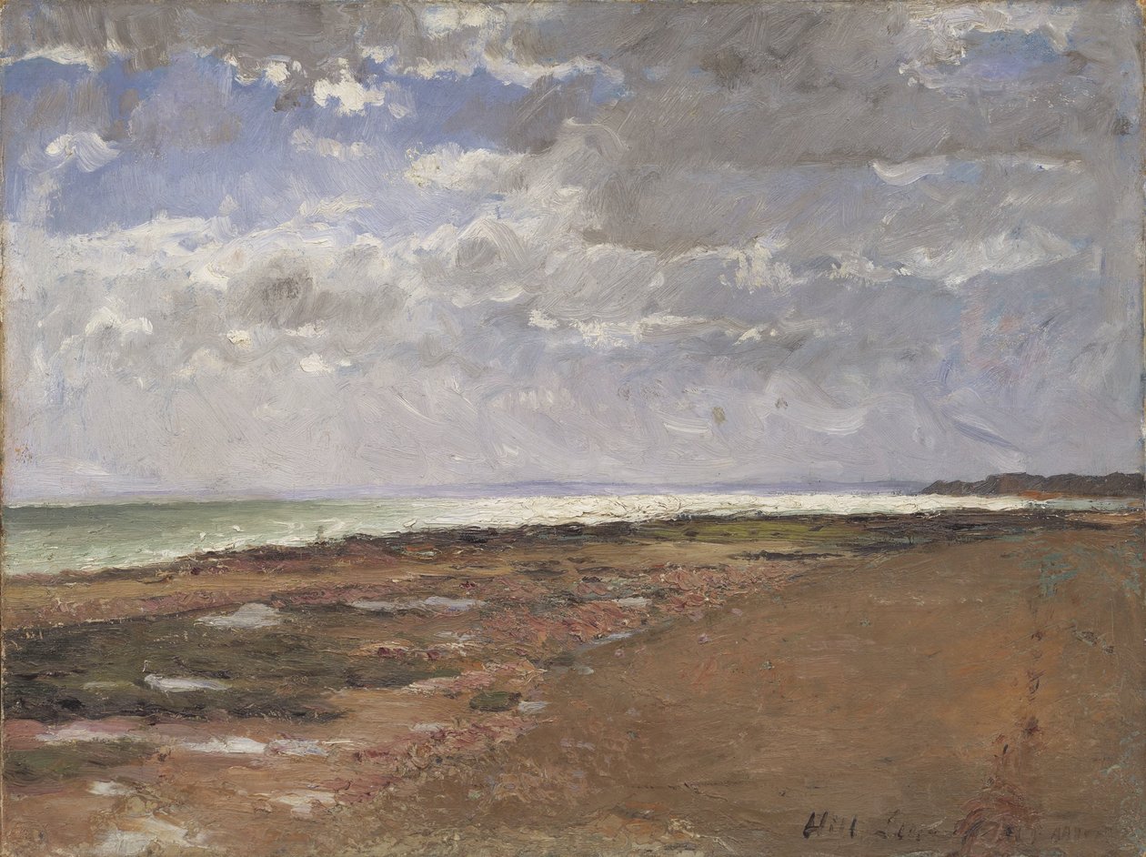 Stranden ved Luc, Frankrig af Carl Fredrik Hill