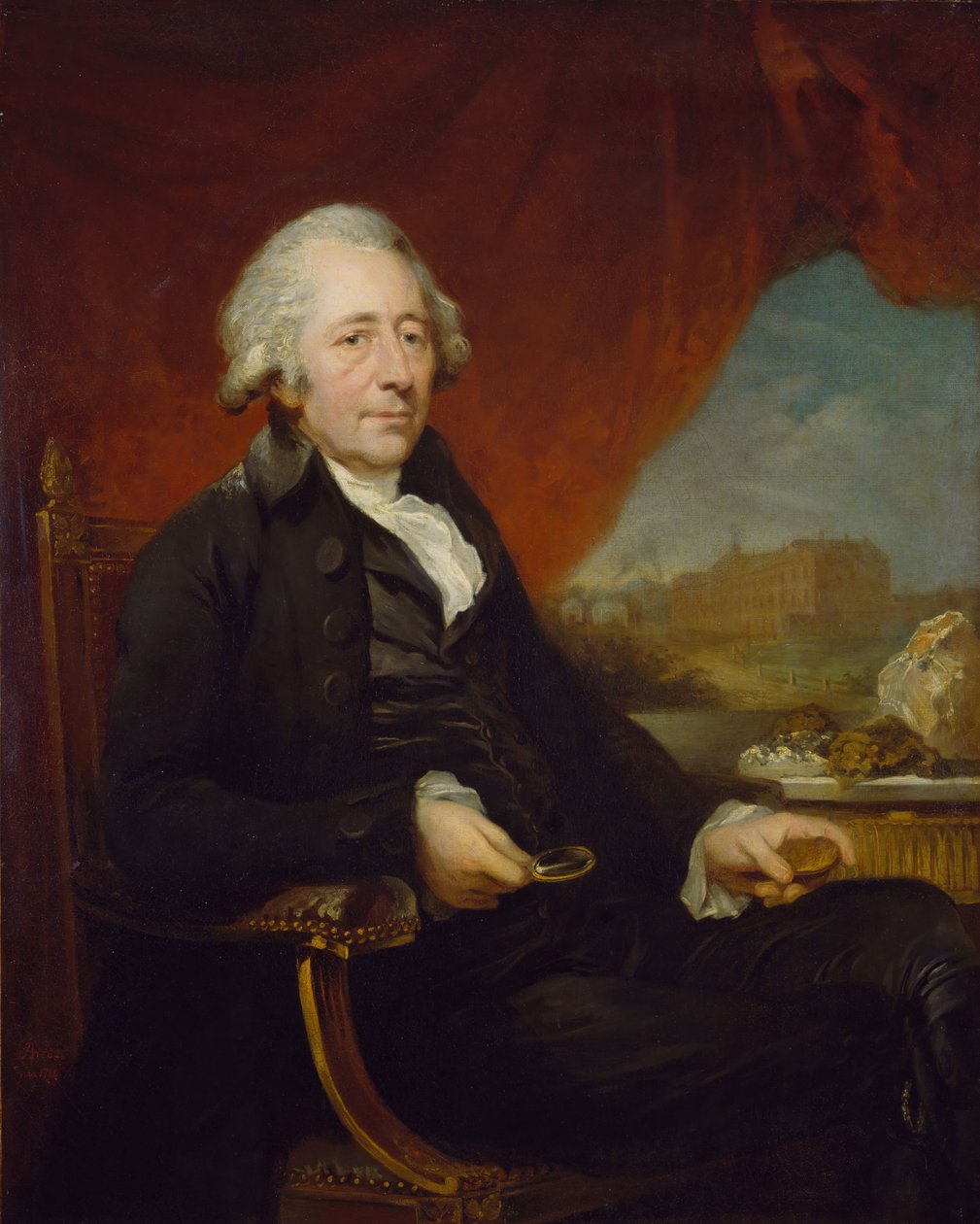 Portræt af Matthew Boulton 1728-1809, 1772. af Carl Fredrik von Breda