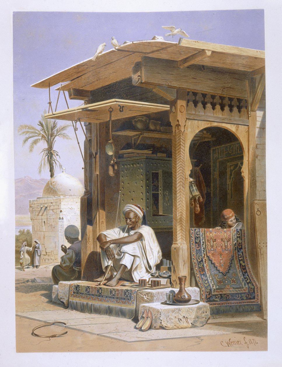Pengeveksler i Esneh af Carl Friedrich Heinrich Werner