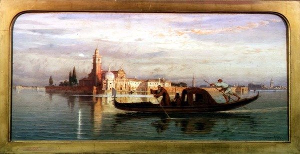 På den venetianske lagune af Carl Friedrich Heinrich Werner