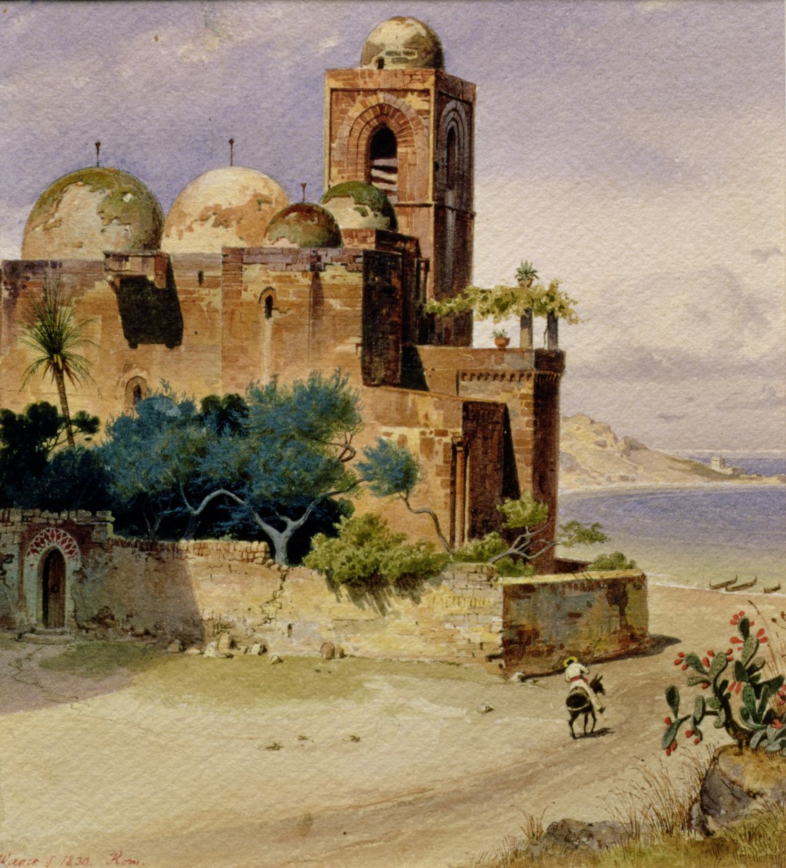Palermo, 1839 af Carl Friedrich Heinrich Werner