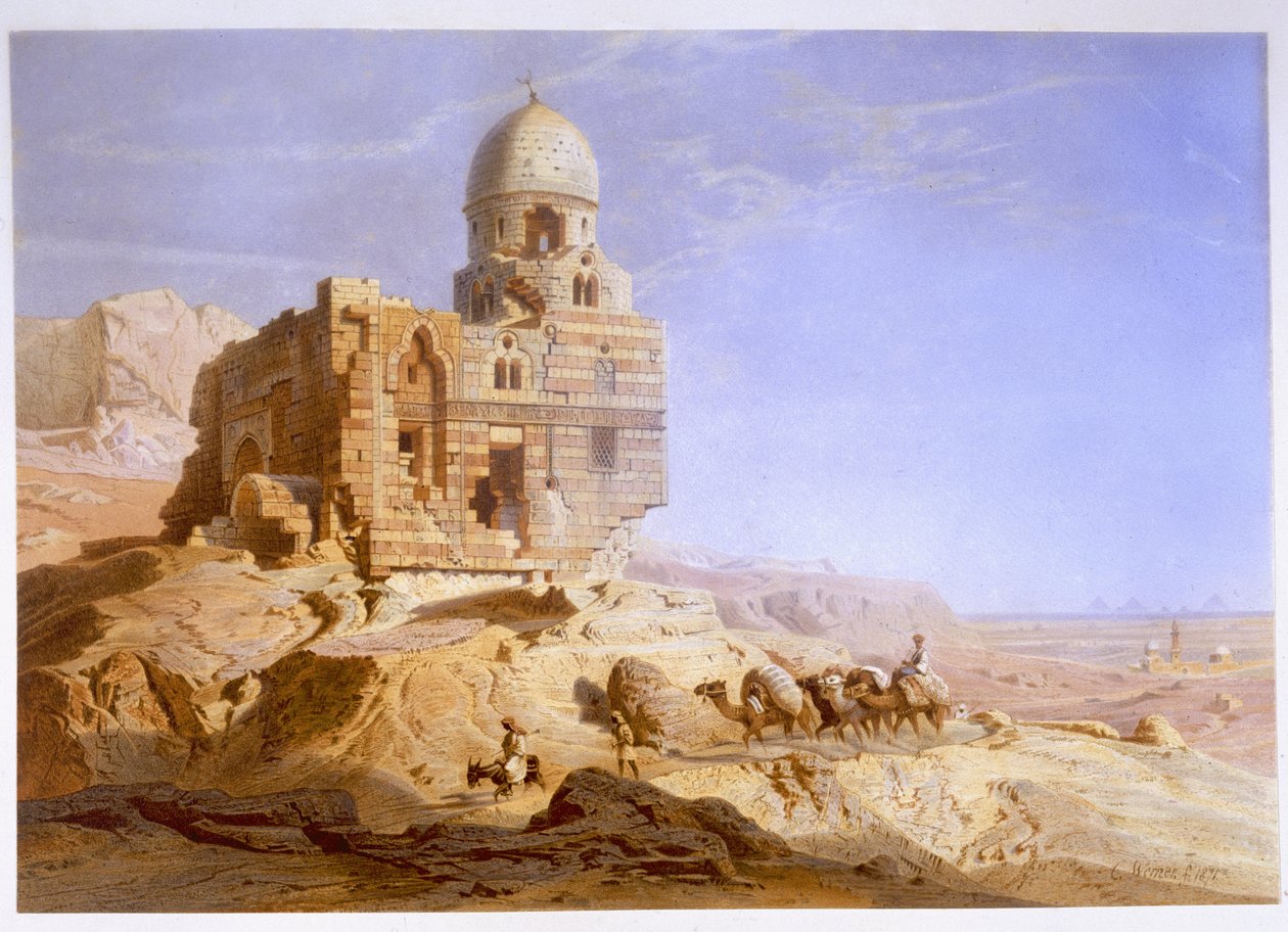 Kalifernes grave, Kairo, 1871 af Carl Friedrich Heinrich Werner