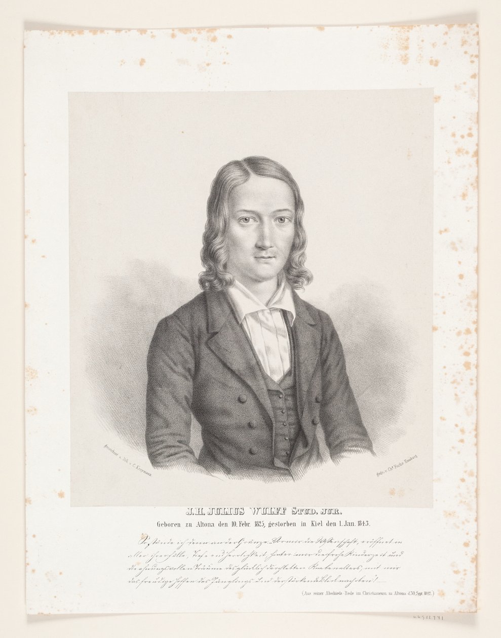 J.H. Julius Wulff af Carl Friedrich Kroymann