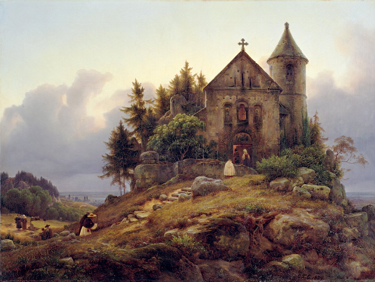 Skovkapellet af Carl Friedrich Lessing