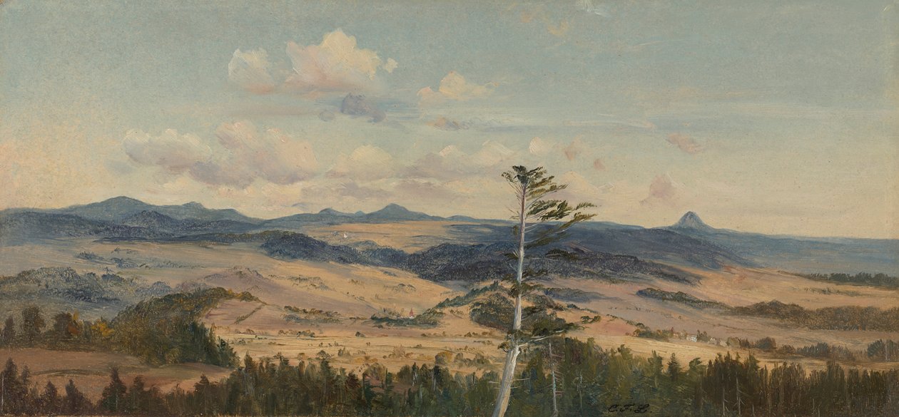 Eifel landskab af Carl Friedrich Lessing