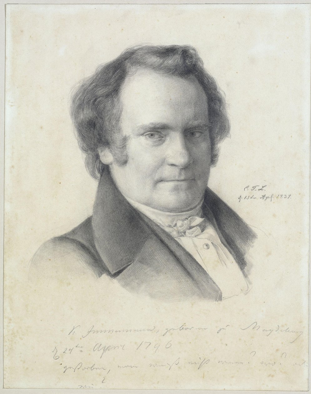 Karl Leberecht Immermann af Carl Friedrich Lessing