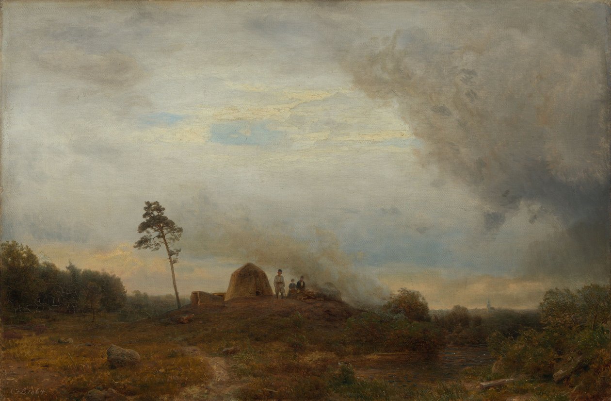 Polsk bivuak på heden af Carl Friedrich Lessing
