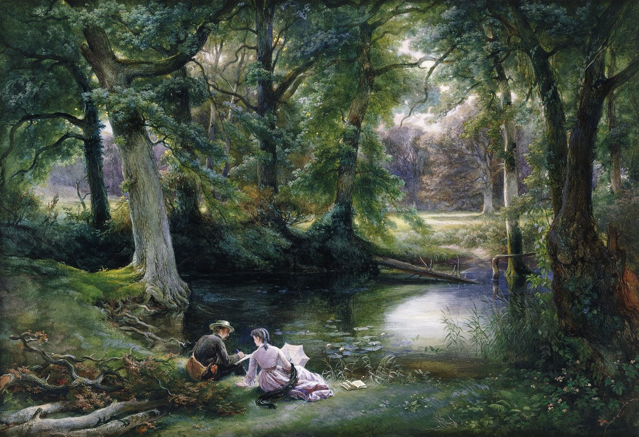 Kunstundervisningen, 1870 af Carl Friedrich Wilhelm Trautschold