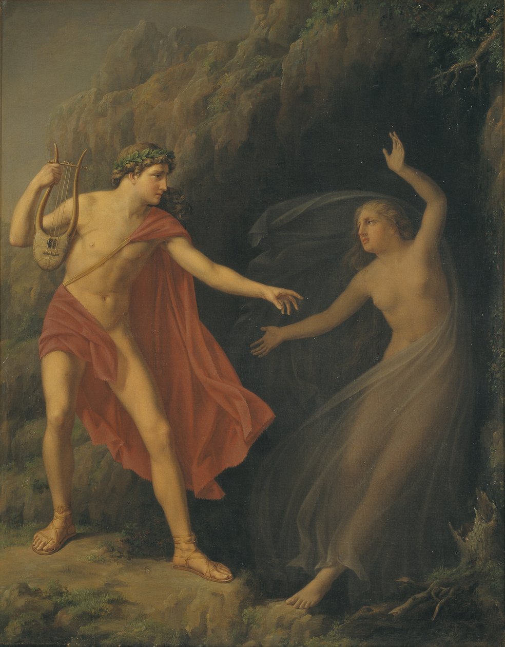 Orfeus og Eurydike af Carl Goos