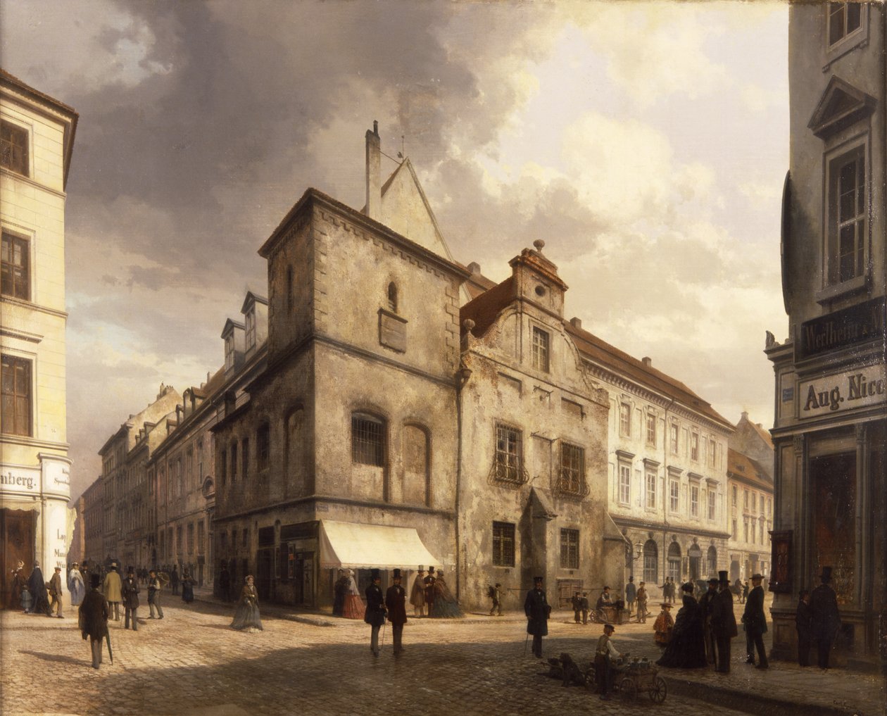 Berlins gamle rådhus, 1867 af Carl Graeb