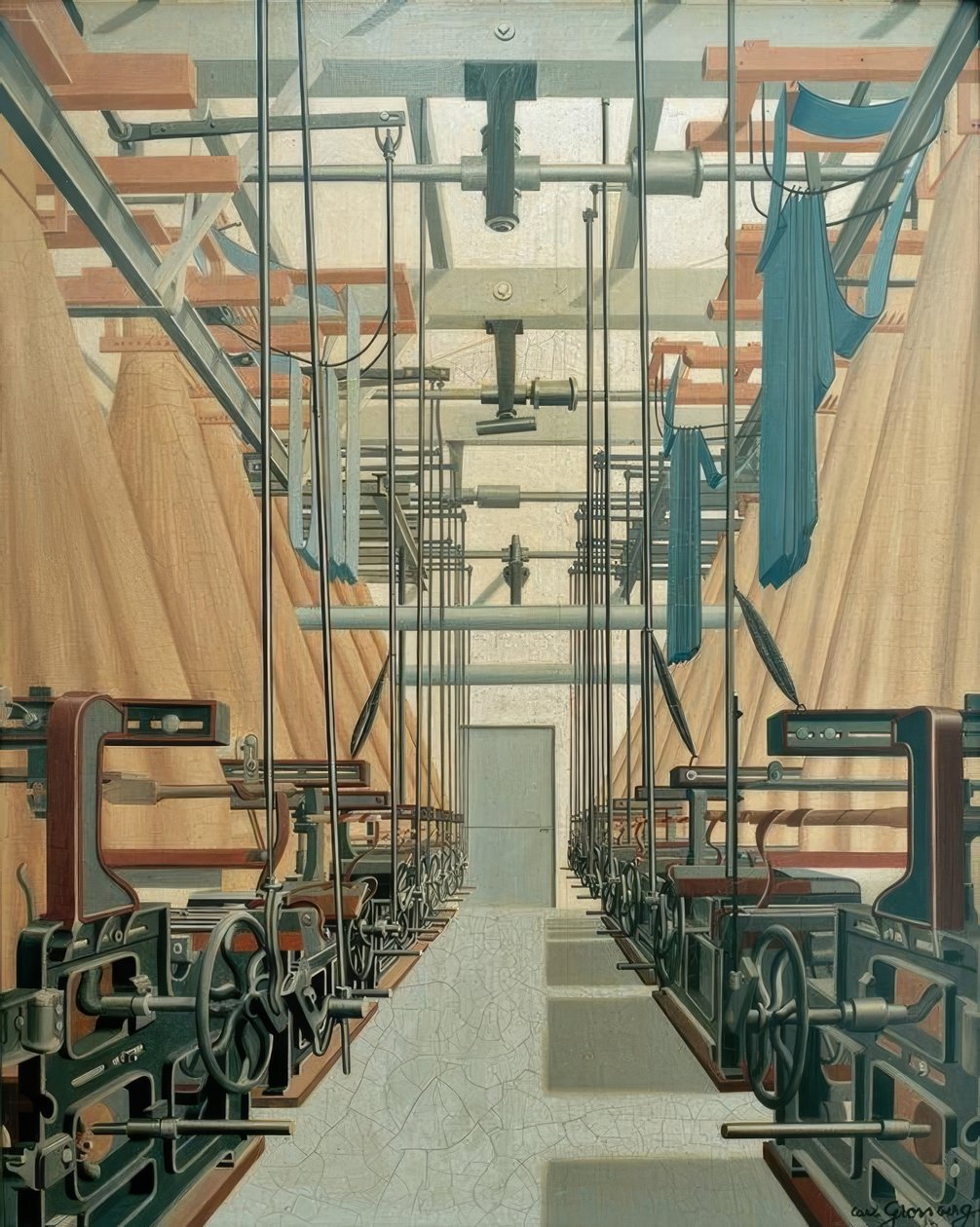 Jacquard vævning af Carl Grossberg