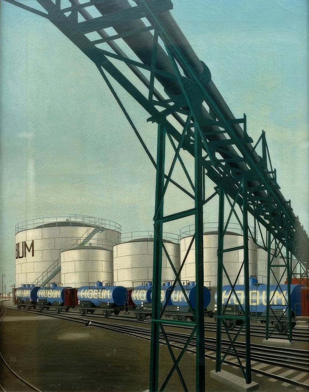 Hvide tanke (Hamburger Ölwerke) af Carl Grossberg