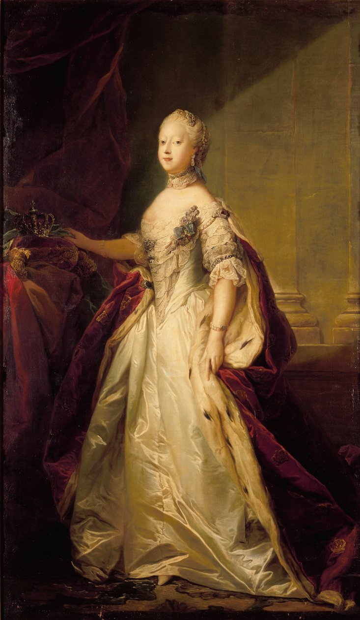 Louise af Storbritannien dronning af Danmark af Carl Gustaf Pilo
