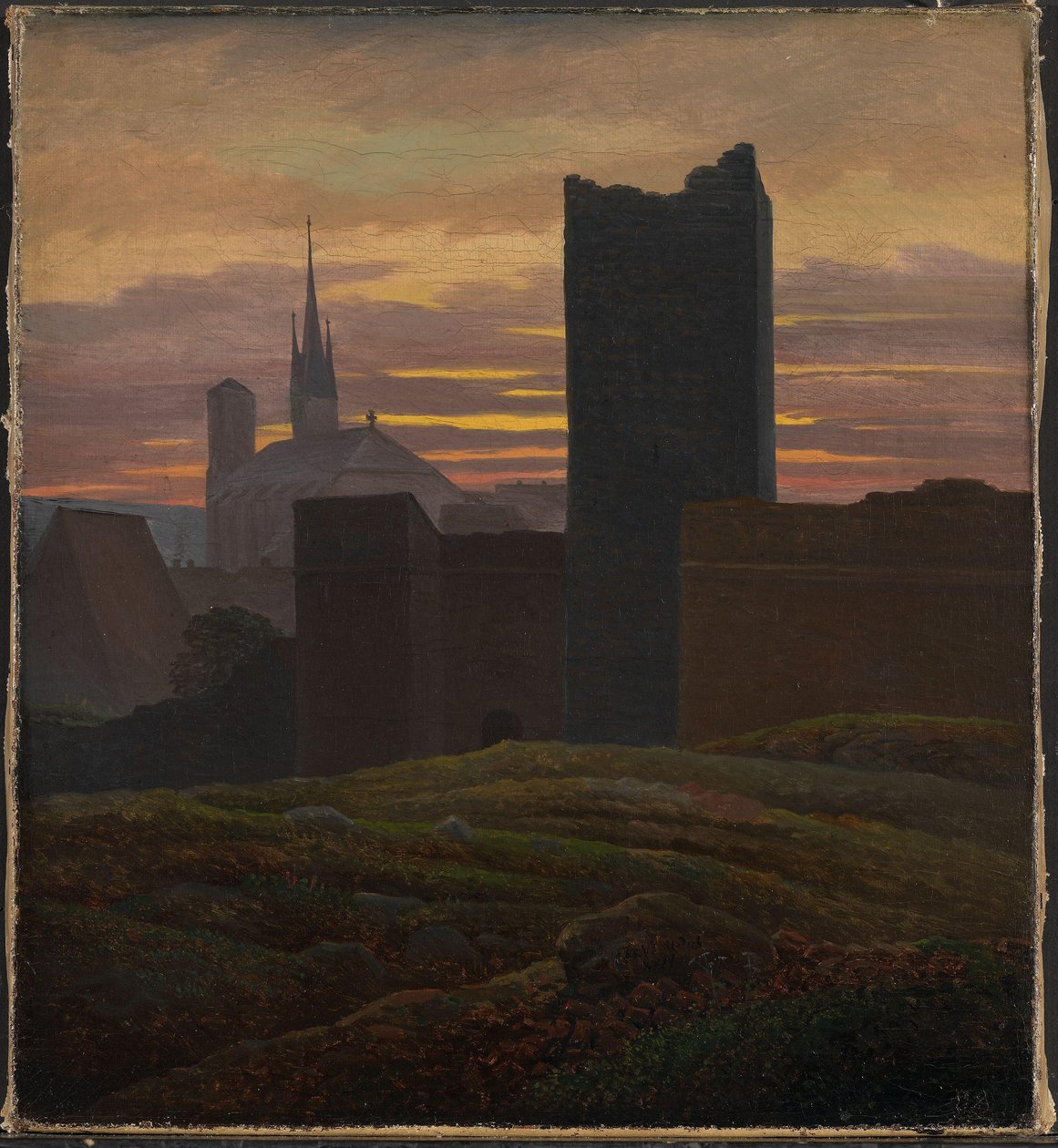 Det kejserlige slot, Eger af Carl Gustav Carus