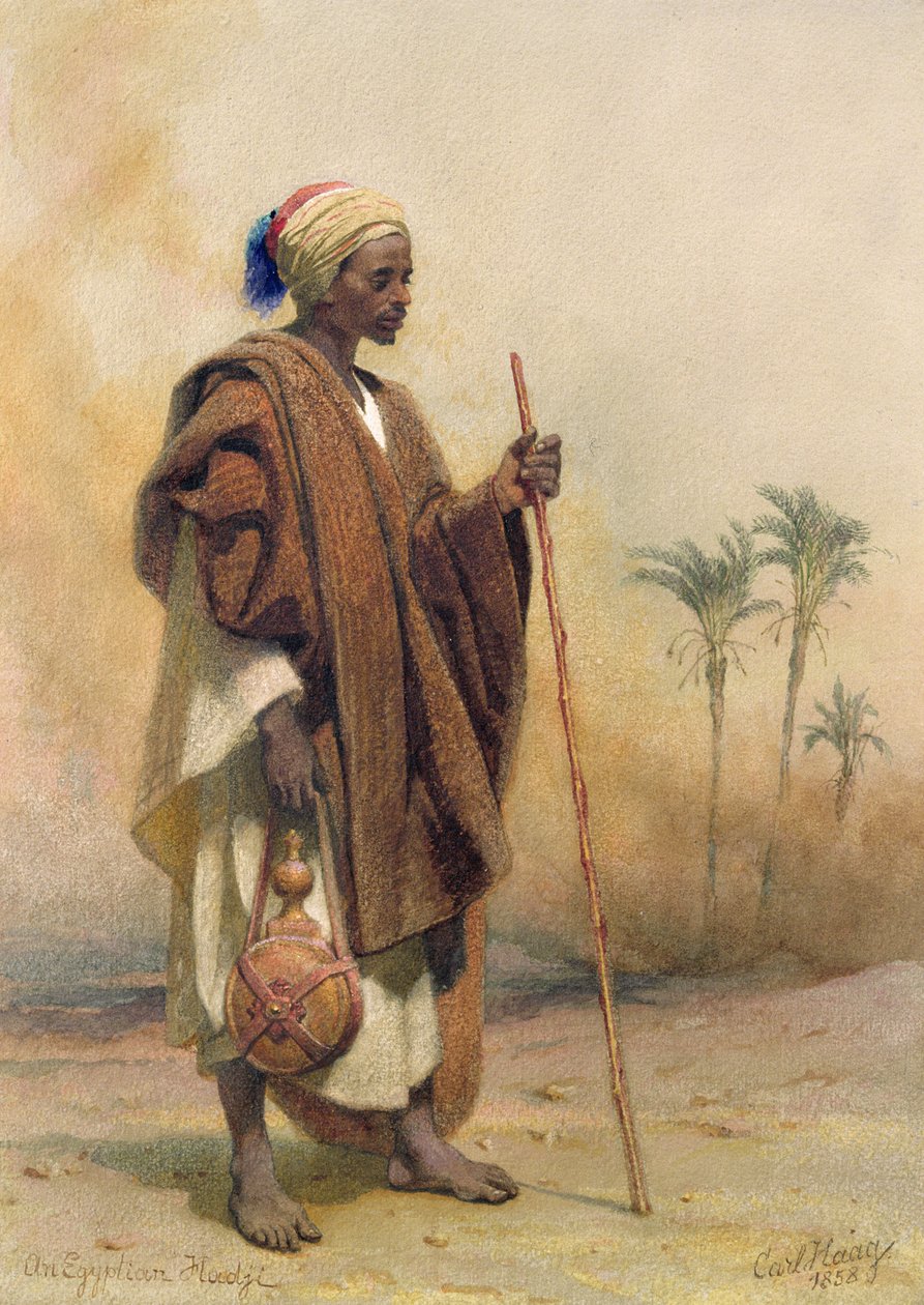 En egyptisk haji, 1858 af Carl Haag