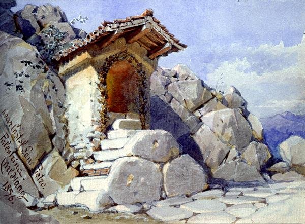 Madonnaletta nær Castel San Pietro, Palestrina, Sabine Hills af Carl Haag