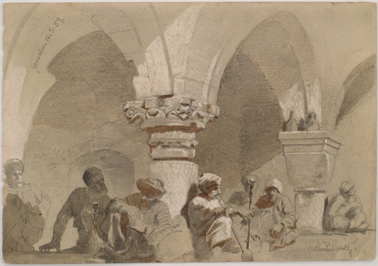 Pibrygere, Jerusalem af Carl Haag