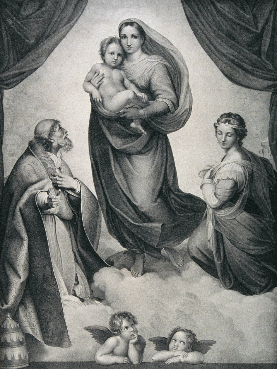 Den sixtinske madonna af Carl Heindel