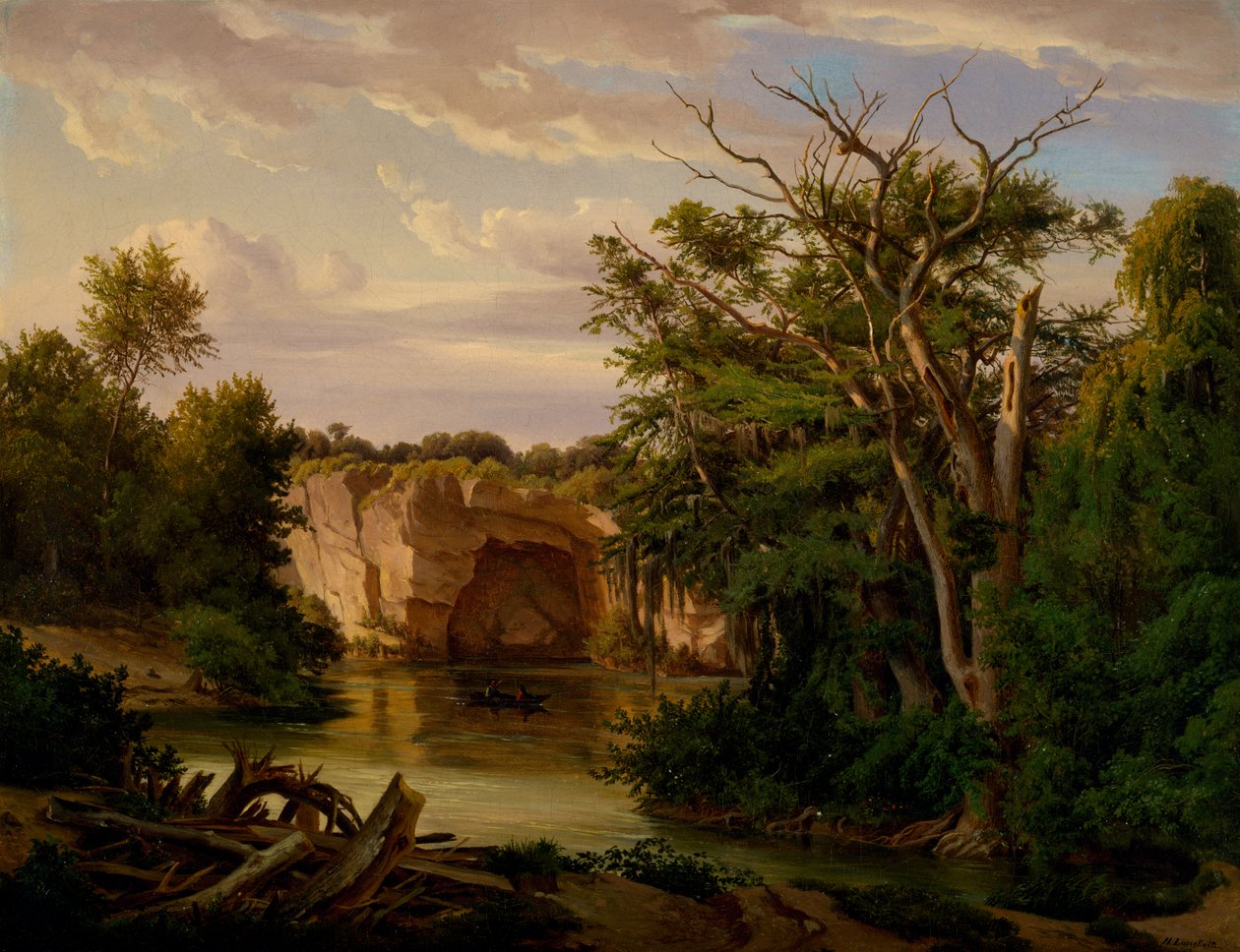 Bakkelandskab, 1862 af Carl Hermann Frederick Lungkwitz