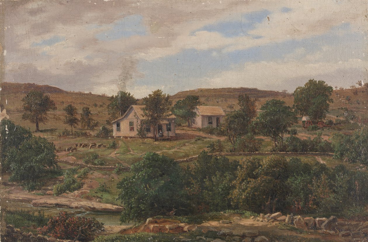 Klappenbach Ranch nær Johnson City, Texas af Carl Hermann Frederick Lungkwitz