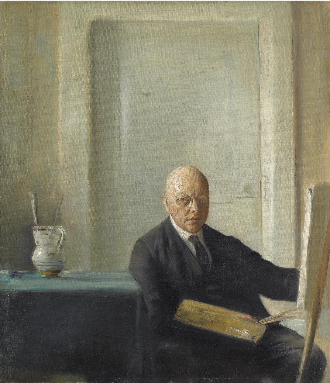 Selvportræt af Carl Holsoe