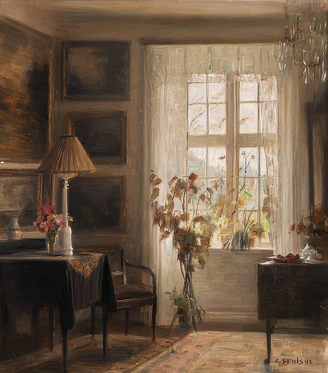 Interiør af Carl Holsoe