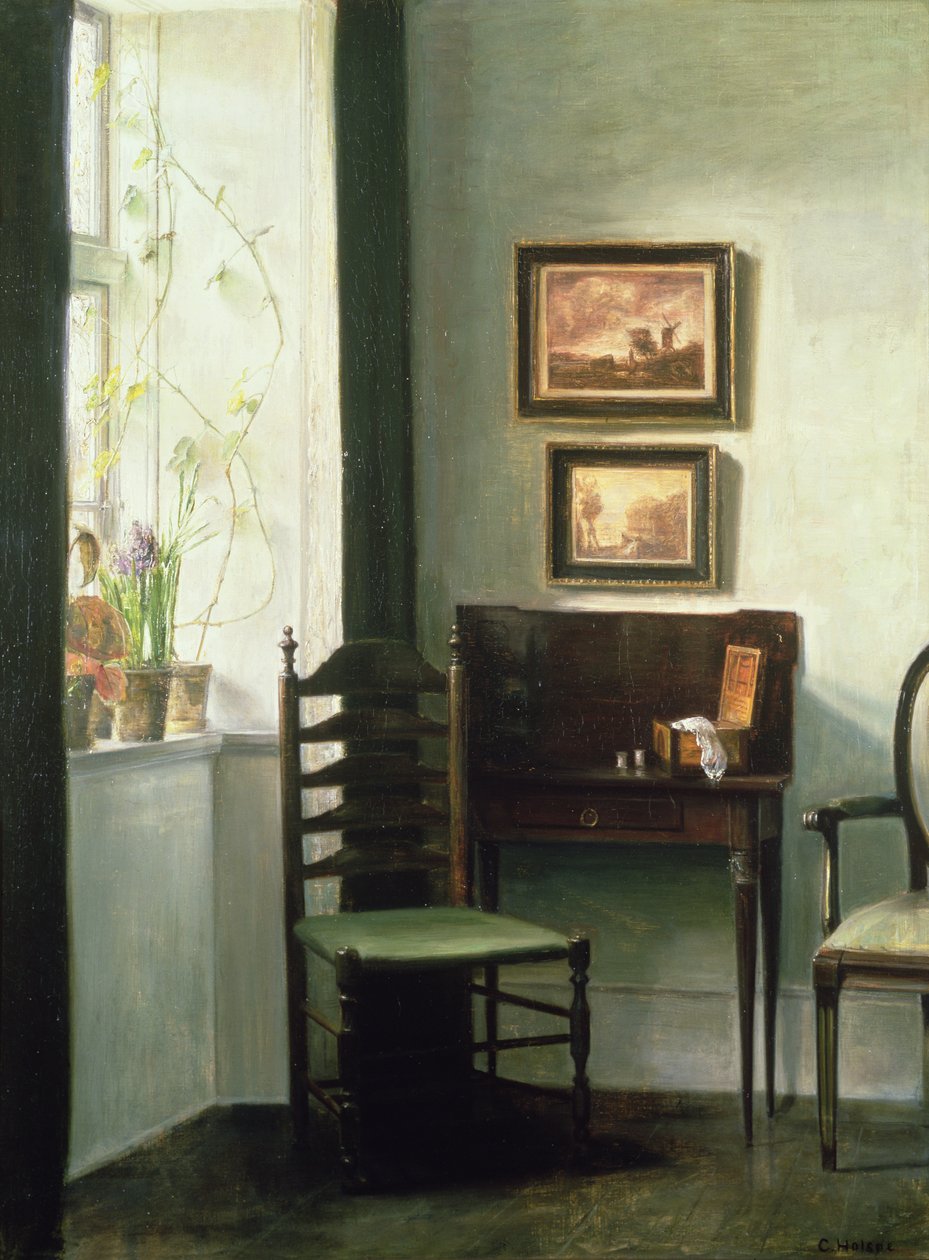 Solbelyst interiør af Carl Holsoe