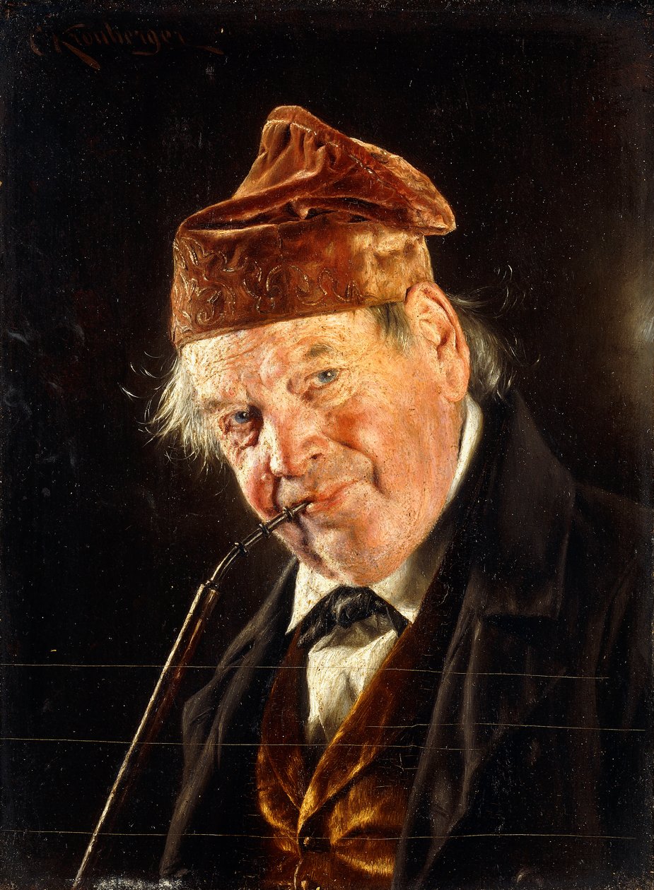 En mand med et rør, af Carl Kronberger